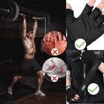Ultimate Workout Gloves for Men & Women - Half Finger Design with Wrist Wrap for Weight Lifting, Cycling, and Gym Training