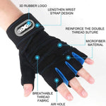 Ultimate Workout Gloves for Men & Women - Half Finger Design with Wrist Wrap for Weight Lifting, Cycling, and Gym Training