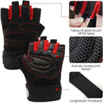 Ultimate Workout Gloves for Men & Women - Half Finger Design with Wrist Wrap for Weight Lifting, Cycling, and Gym Training