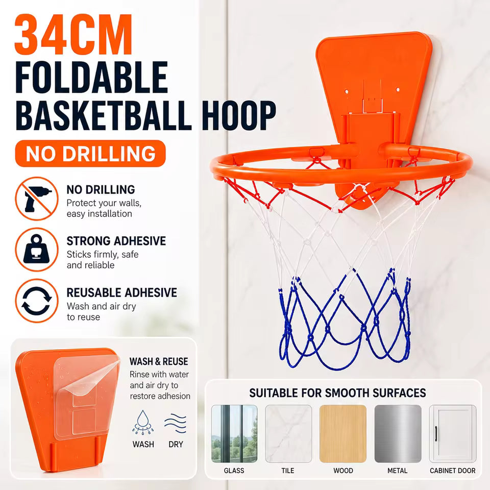 Mini Basketball Hoop - Wall Mounted