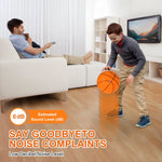 Silent Dribbling Indoor Foam Basketball - High Bounce, Noiseless, Non-Deforming, Perfect for Training (Sizes 3/5/7)
